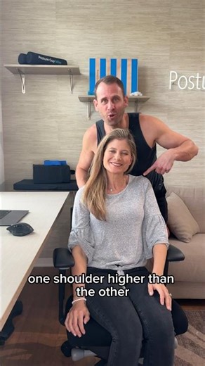 Fix Your Uneven Shoulders With This Simple Exercise! #shouldermobility #alignment #wellness