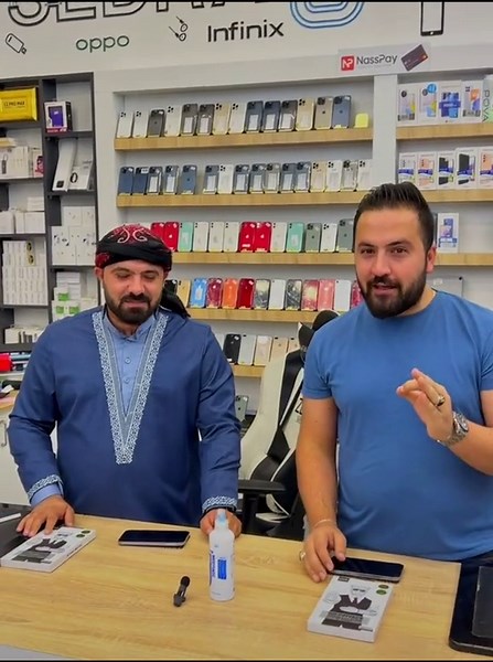 Unboxing a New Smartphone in a Retail Store