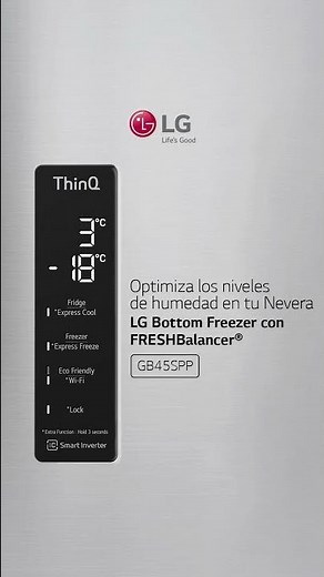 Nevera LG: FRESHBalancer, Prolonga el buen estado de tus frutas y vegetales | LG