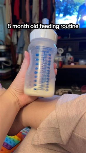 I forgot to record his mid day snacks but we gave him wafer. #babyfeeding #baby #mom #babytok #sahm