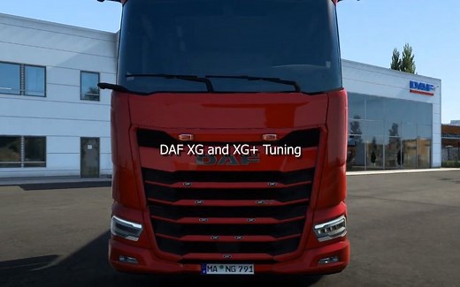 欧卡2Mod：新车达夫XG/XG+改装包 DAF XG and XG+ Tuning ETS21.40/1.41