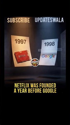 Netflix Was Founded Before Google?!#netflix #didyouknow #techfacts #trending #shorts