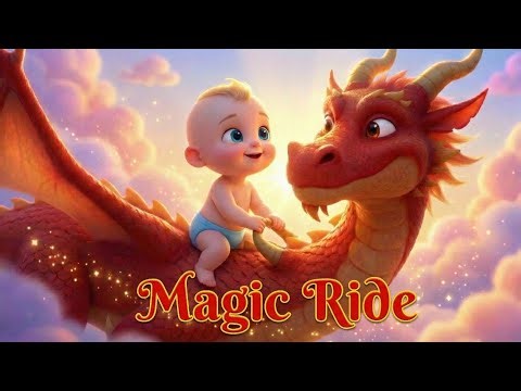 Baby Rides Magic Dragon ✨ | Sweet Dreams Lullaby | Nursery Rhymes & Kids Songs