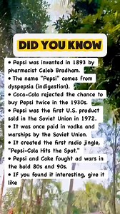 Crazy Pepsi Facts You Never Heard #facts | Mahidah