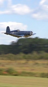 Whistling death...that actually whistles! There were a couple of Ziroli Giant Scale F4U Corsairs out at the Music City Warbirds & Classics all of which had 3d printed whistles in the wing tips for that added scale presence. It was a really cool detail that is often missed on RC versions. All that's missing is that true radial sound. :) Note, video is presented in 50% slow-motion and audio is as recorded and slowed the same (NOT dubbed in). #aviationlovers #instaplanes #awesome #scalemodels #rcpl