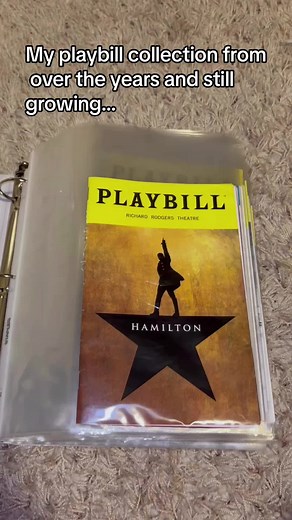 Broadway Musicals Playbill Collection Showcase