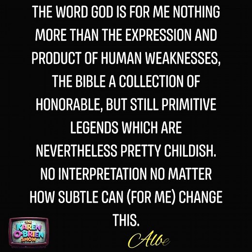 Albert Einstein's Perspective on God and the Bible