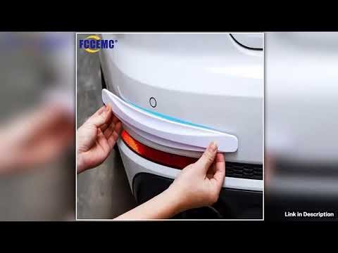 2pcs Car Bumper Protector Strip Guard Corner Protection Strips Scratch Protector Crash Anti