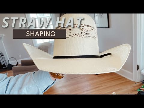 How to Shape a Straw Hat