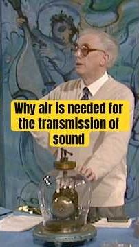 Why air is needed for the transmission of sound- Christmas Lecture 1989 with Charles Taylor #shorts