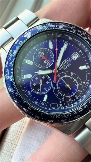 Seiko flightmaster chrono ✈️ #vintagewatch #watch #watches #seiko #seikowatch