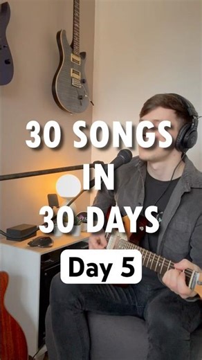 Making an emo song from scratch (day 5) #30songs30days #musicproduction #midwestemo