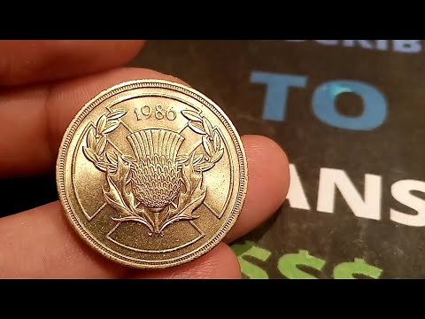 1986 Commonwealth Games £2 Coin VALUE - Edinburgh Two Pounds Coin 1986 Coin
