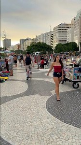 🇧🇷🏖️ Copacabana Beach Sunset 🌞Brasil, Río de Janeiro