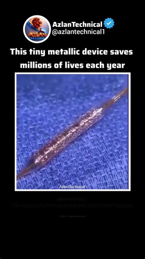 This Tiny Metallic Device Saves Millions of Lives Every Year #science #demonstration #medtech