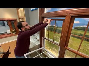 How to pop open top and bottom replacement windows-Double Hung Window
