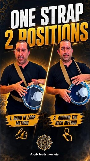 2 Ways to Wear a Darbuka Strap – Which One Is Better?
