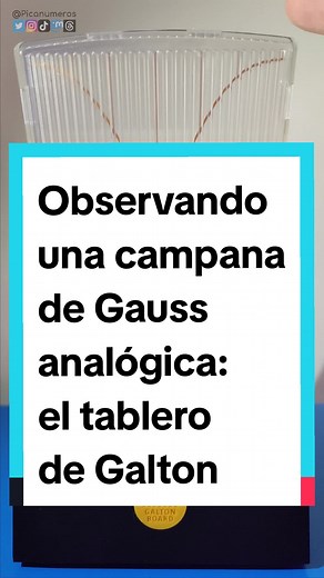 El Tablero de Galton: Visualizando la Curva Normal