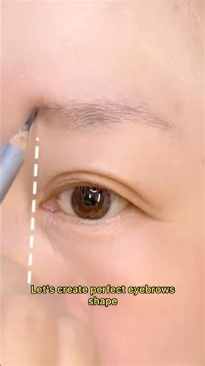 Easy way to make perfect eyebrows shape || natural eyebrows shape #microblading eyebrows pencil ❤️