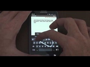 Google Keyboard Swipe Demo