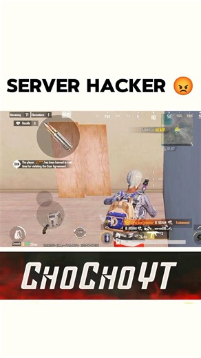 Server hacker in BGMI solo rank push #shorts