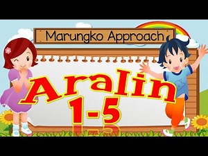 UNANG HAKBANG SA PAGBASA NG TAGALOG || Marungko Approach Aralin 1 - 5