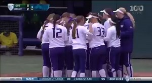 The No. 8-ranked University of Washington softball team could not maintain its early lead as No. 7 Oregon scored four runs late to win game one of the series, 7-2, on Saturday (March 19) in front of a sell-out crowd at Husky Softball Stadium. The Husky bats were unable to solve relief pitcher Megan Kleist, who entered a 3-2 game in the fourth and held Washington to just two hits in the final four innings. With the loss, Washington is now 19-4 and 0-1 in Pac-12 play and Oregon improves to 21-4 on