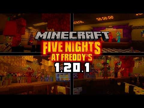 *NEW* The Five Nights at Freddy's Update - Minecraft 1.20.1 (Mod Showcase)