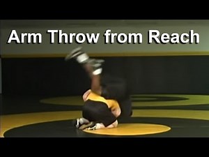Arm Throw when Opponent Reaches - Cary Kolat Wrestling Moves