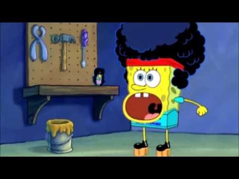 SpongeBob the Screaming Cowboy "Big Enough" Meme