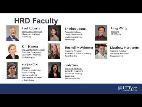 UT Tyler PhD Human Resource Development (Advanced Research track)