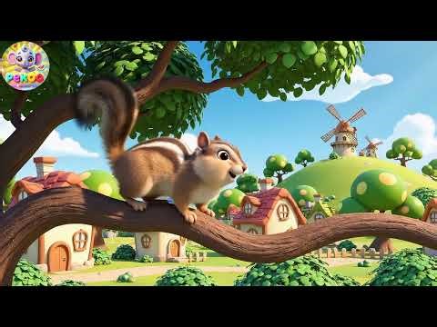 Squeak Squeak Little Chipmunk Tree Dash | Nursery Rhymes for Kids | Baby Songs for Toddlers | Fun