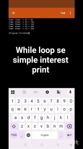 java me while loop se simple interest nikale | java programming | java | #java #learnjava #program