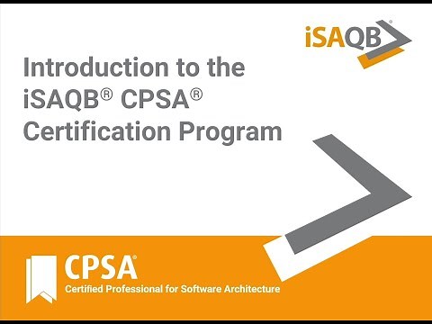 Introduction to the iSAQB® CPSA® Certification Program for Individuals