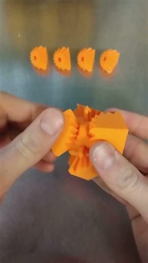 3D Printed Gear Cube