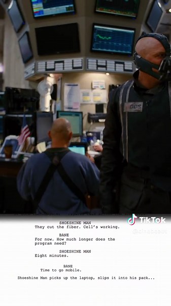 Bane robs the stock exchange 👁‍🗨 #scenevsscreenplay #tdkr #bane #cinemaedit #moviescene