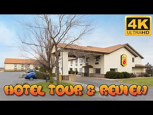 Hotel Tour of the Super 8 By Wyndham Hebron-Lowell (Hebron, Indiana) - 4k Room Tour & Review