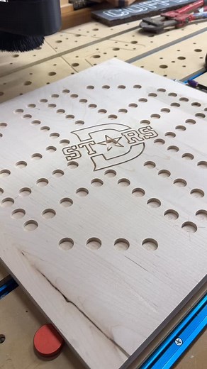 Using syringes like this help doing small epoxy inlays that much easier and way less messy. #epoxy #protip #dallasstars #cnc | Byrom's Custom Wood Works