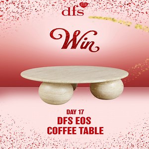 7.2K views · 42 reactions | On the 17th day of DFS-mas, the Magic Sofa gave to me... a stunning Eos Coffee Table! ✨ Whether it’s for morning coffee or festive treats, this sleek design will be the star of your living room. Want to win? ✨ Solve the rhyme ✨ Tag a friend to share the magic ✨ Click the link in below to enter Check back tomorrow for another incredible prize!  https://www.dfs.co.uk/inspiration/christmas-advent-calendar | DFS | Facebook
