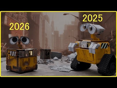 YOU'RE FULLY ARTICULATED? - WALL-E 3D Animation
