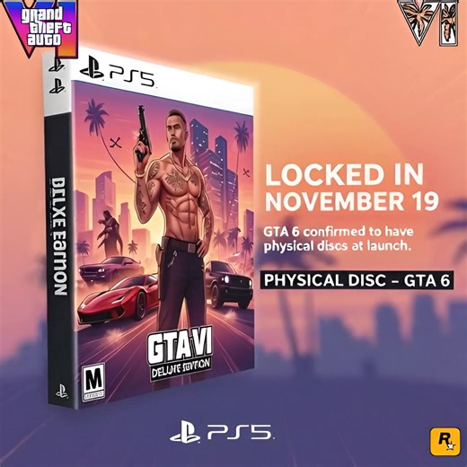 GTA 6 / GTA VI (Grand Theft Auto 6) Will Be Available On As A Physical Release On Day One, Take-Two Confirms. Take-Two CEO Strauss Zelnick has denied rumors that Grand Theft Auto IV will be digital-only at launch. GTA 6 release on November 2026 #gta #gta6 #gta6leaks #gta6news | Hyper Gaming Youtube