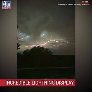 ELECTRIFYING: Take a look at this incredible lightning display that lit up the sky in Texas. | Fox News