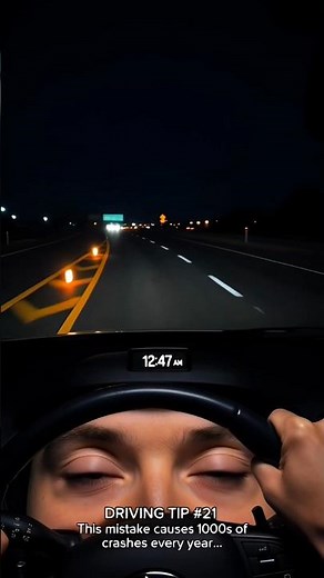 Driving Tired Is Just as Dangerous as Driving Drunk 🚘⚠️