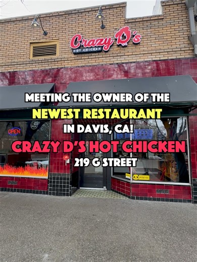 Grand Opening of Crazy D's Hot Chicken in Downtown Davis