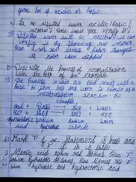 NCERT Class 7 Science Chapter 5 Acids Bases and salts - Answers