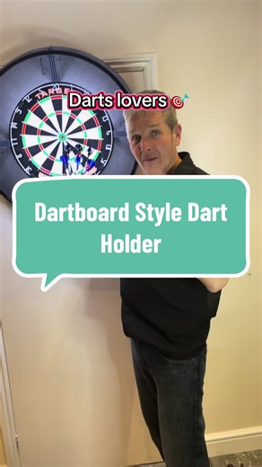 Dartboard Style Dart Holder #dartsholder #darts4fun #darts