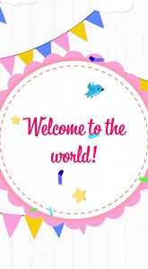 New baby announcement - Online Greeting Video Maker | Selfanimate