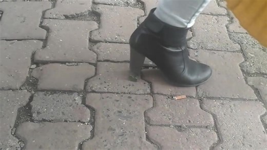 Army Giantess High Heel Crush - Candid