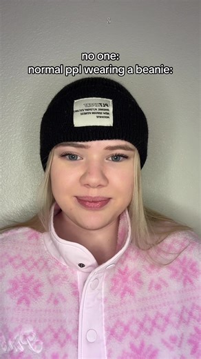 I’ve seen mostly dude wearing it like this… #comedy #relatable #beanie #pov