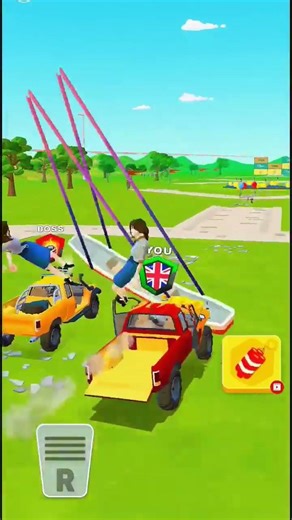 Can This Car Survive Level 99? 😱🚗 | #CarCrashChallenge #Level99 #Shorts